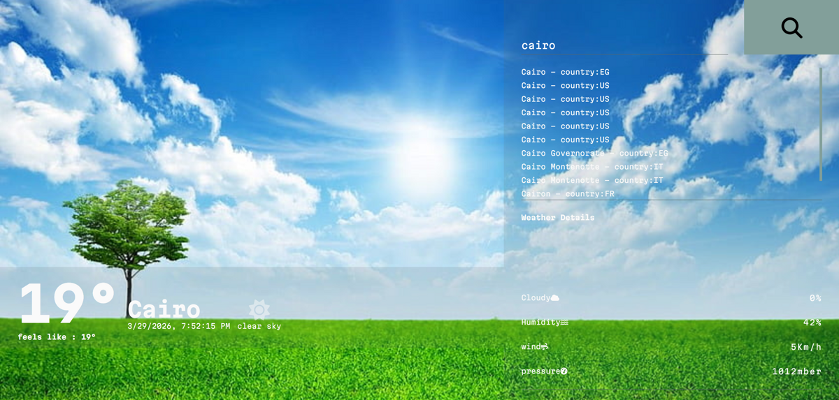weather app